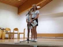 Aufnahmefeier der neuen Fünftklässer