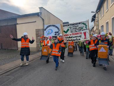 Der Fastnachtsumzug der Schüler