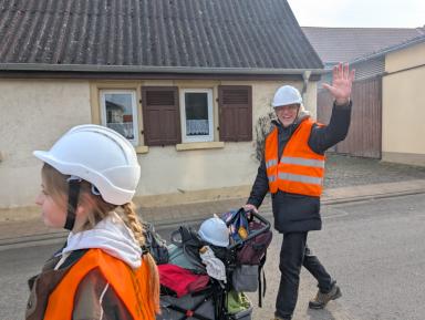 Der Fastnachtsumzug der Schüler