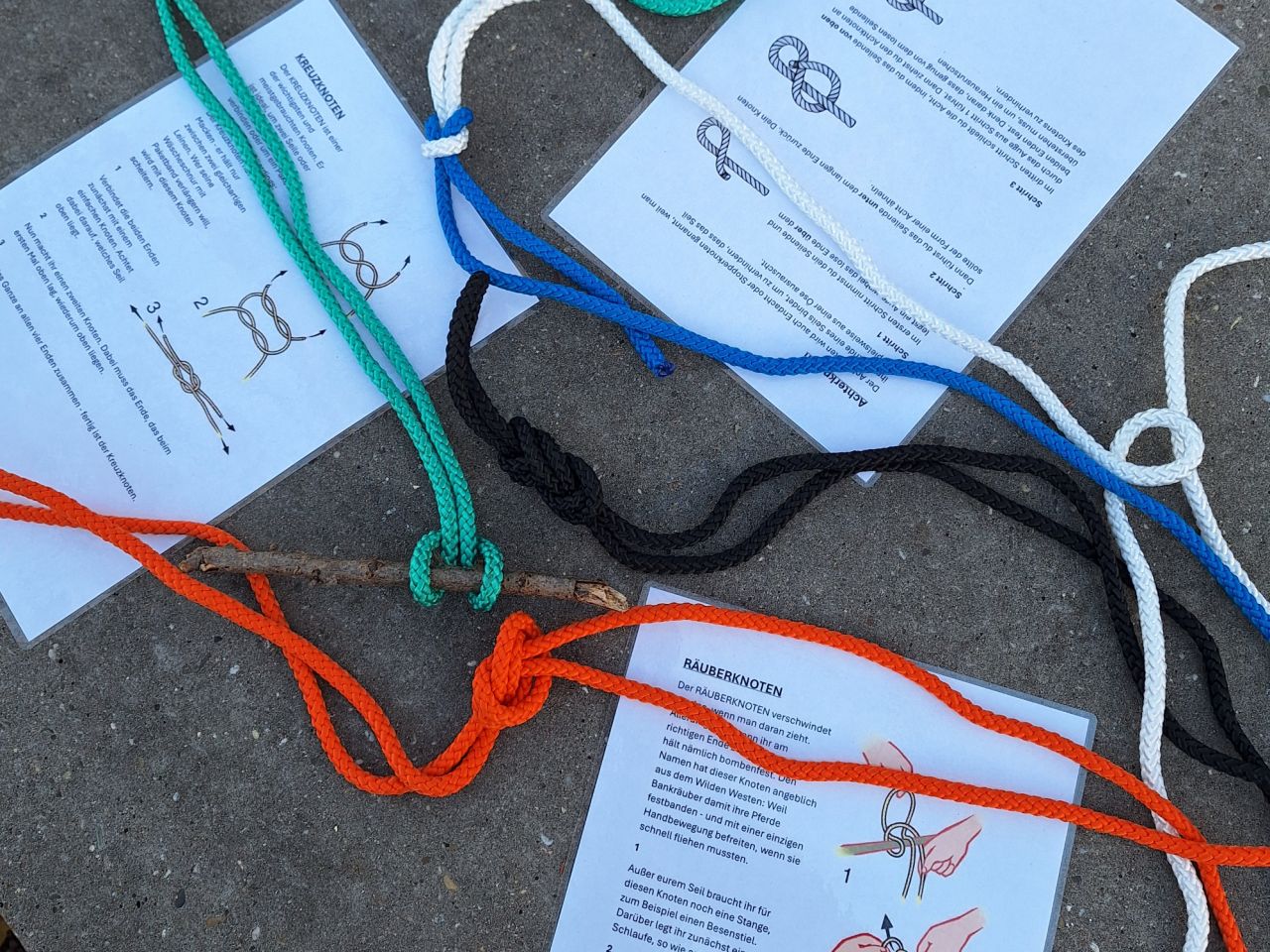 Herbsteindrücke der Outdoor-AG